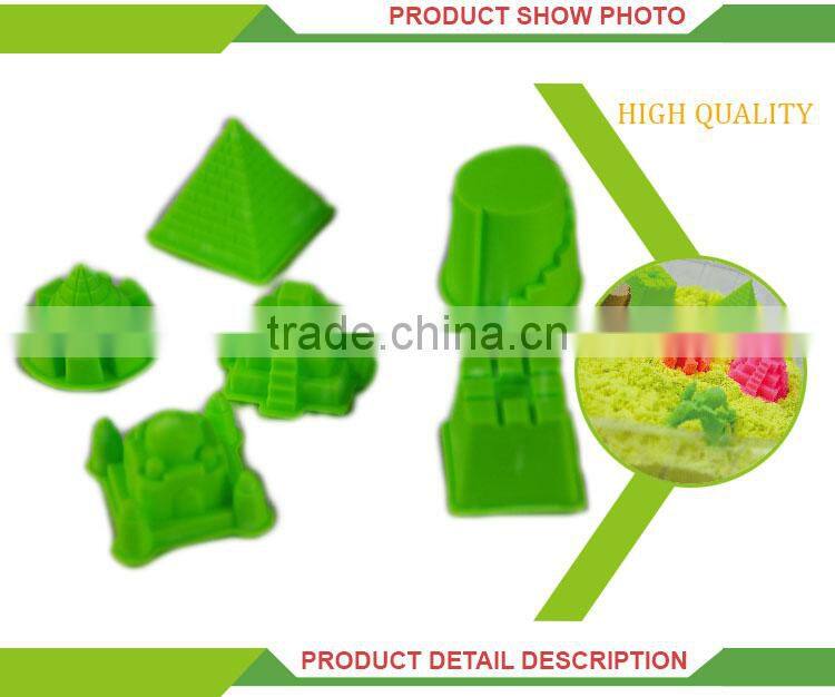 Best selling kids play set castle molds toy magic sand model