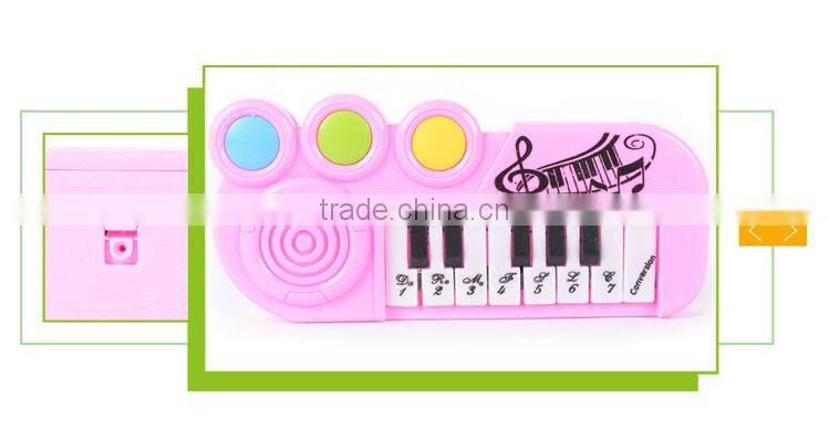 Plastic battery operated children electronic organ toys