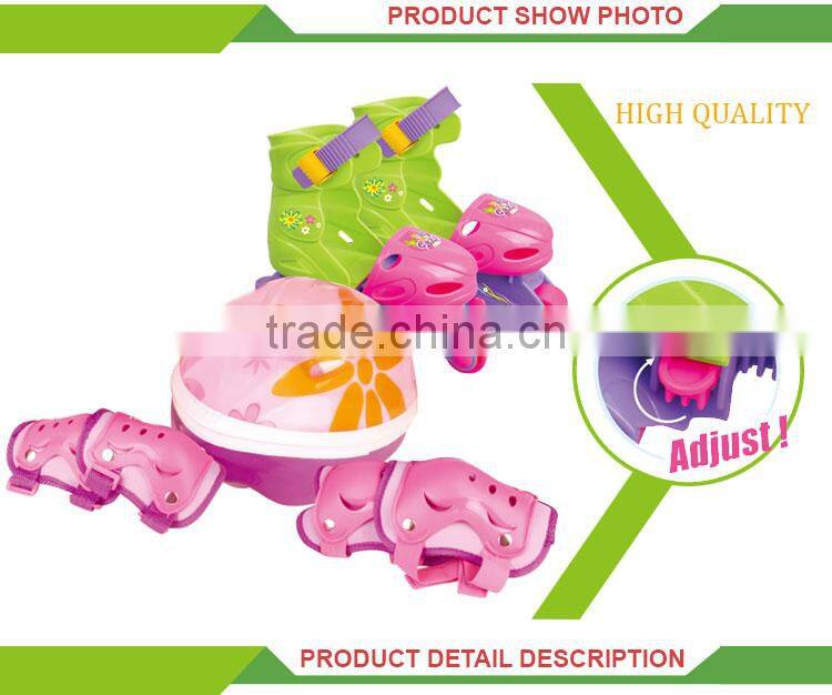 New design kid outdoor play 4 wheel retractable roller skate shoes