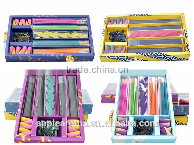 Aroma Incense Gift Sets, Incense Cone, Ceramic and Incense Set