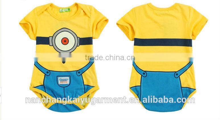 Organic 100% cotton baby rompers ,wholesale baby clothes,fashion cartoon baby romper
