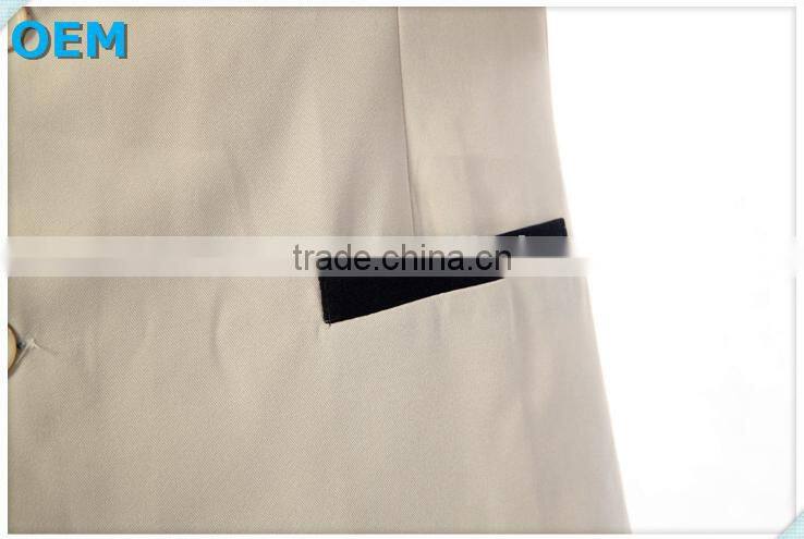 2016 OEM hotel waitress uniform staff uniform high quality