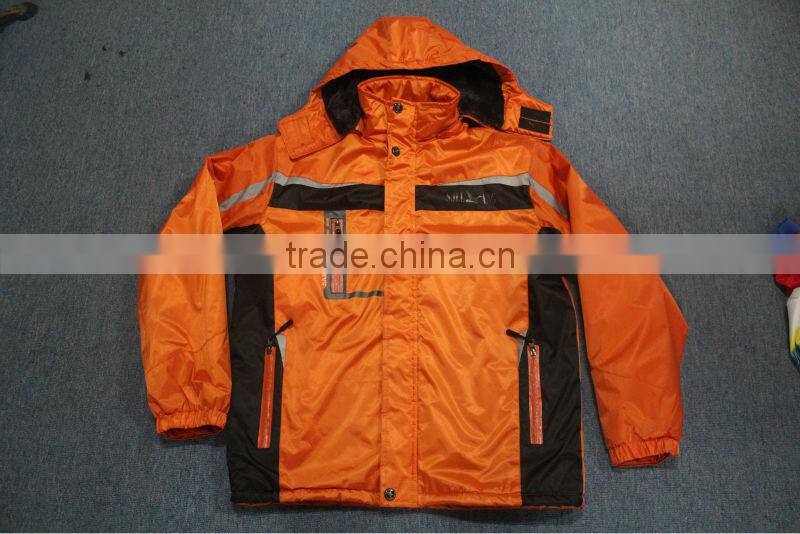 nylon waterproof warm winter jacket