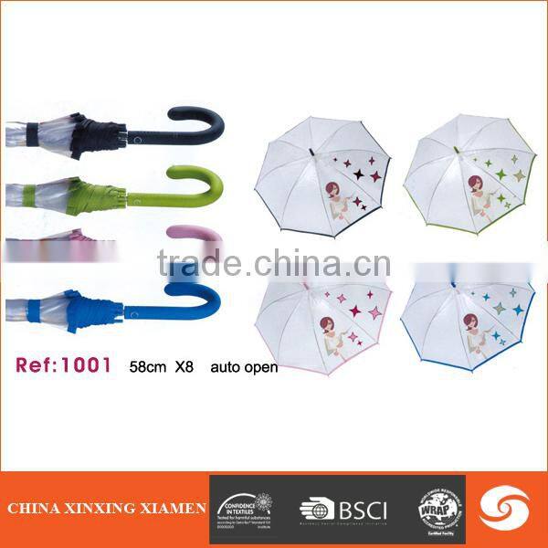 2017 new style fasion cheap Transparent Umbrella