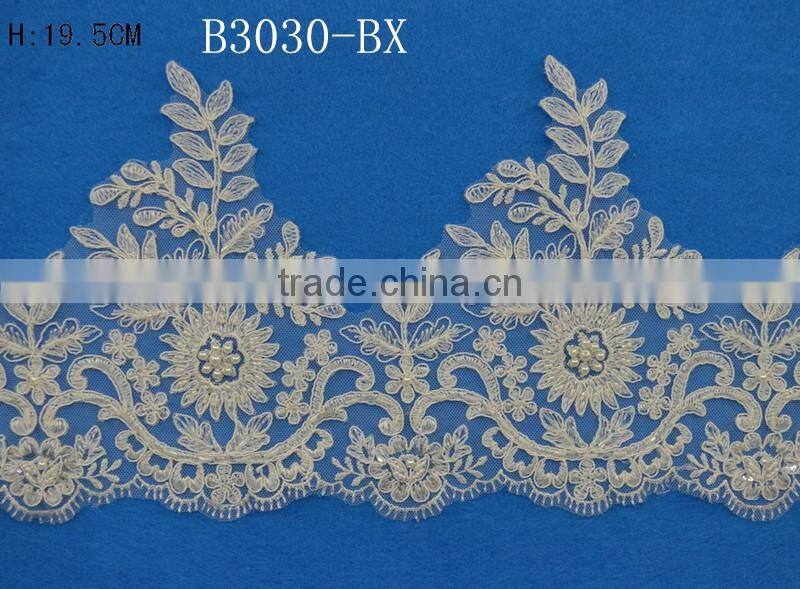 hot sale & high quality neck lace trimming for dress