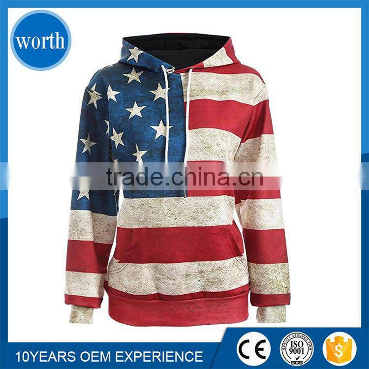 China Supplier Long Sleeves Hoodies All Over Print Custom and Sweatshirts Pullover Hoody
