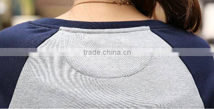 Ladies Wear Fashion Lady Branded Raglan jumper ladies long sleeve pull over top