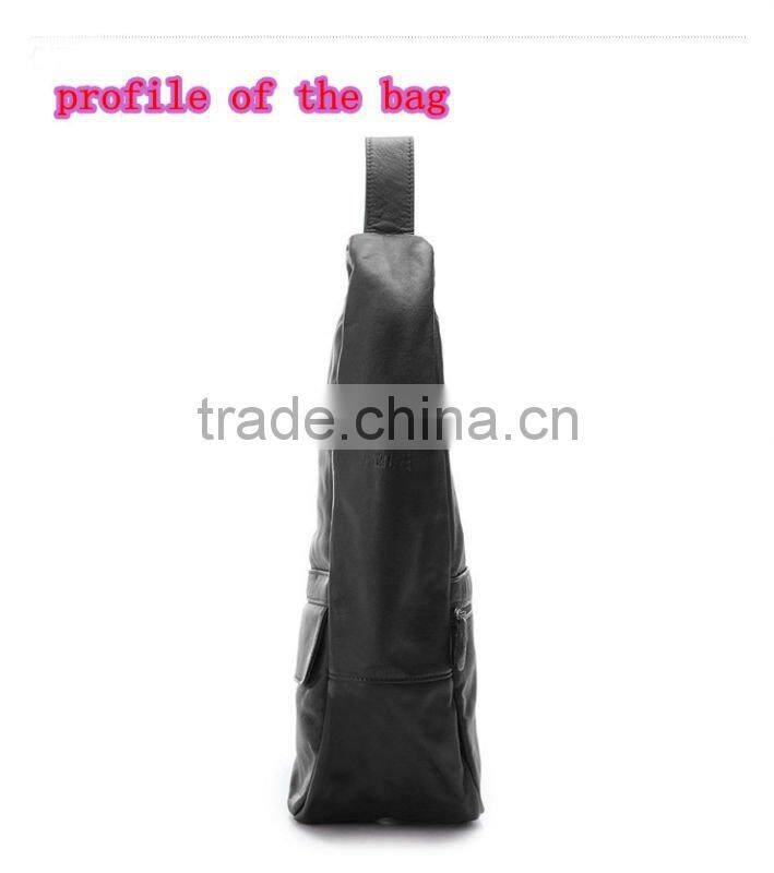 fashion leather aslant or messenger satchel bag