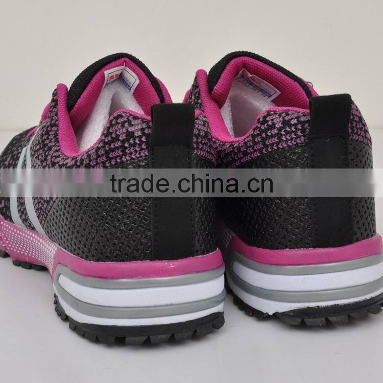 New man comfort running shoe breathable sports shoe china factory