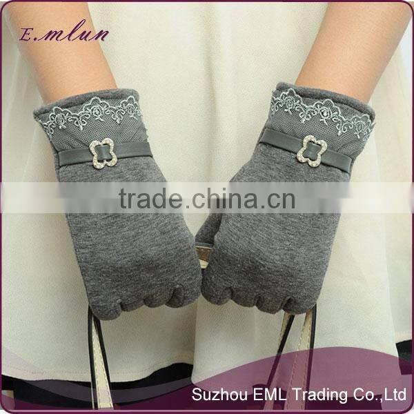 New Design Ladies Winter Smart Phone Touch Screen Gloves