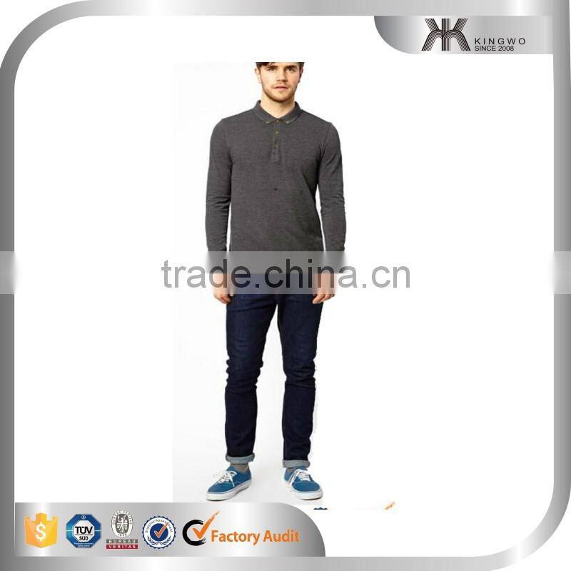 men's long sleeve polo shirt custom polo shirts original design