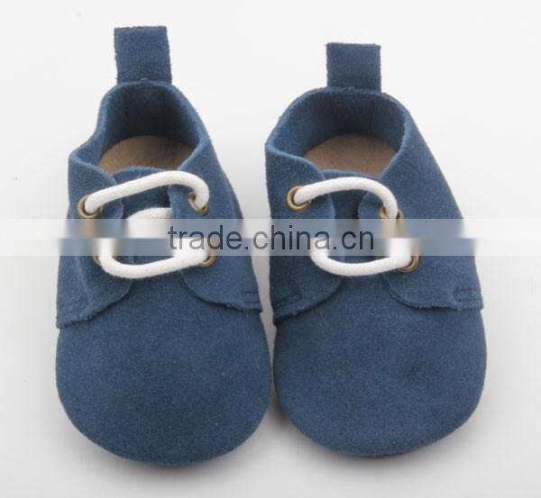 Genuine leather wholesale soft sole baby oxford shoes