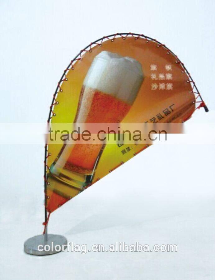 eco-friendly polyester table top flag