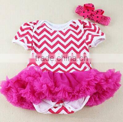 Baby Summer Clothes Chevron Baby Girl Romper Dress