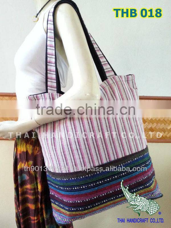 Thai Vintage HMONG woven fabrics Tote Bag