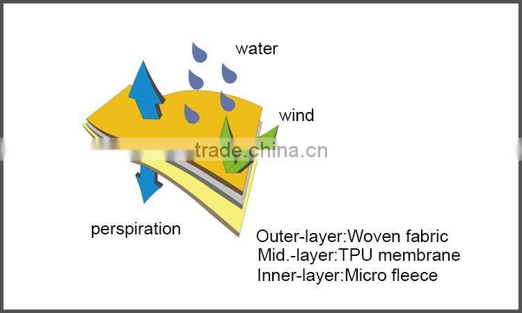 Custom windproofvest waterproof multi pocket vest for men