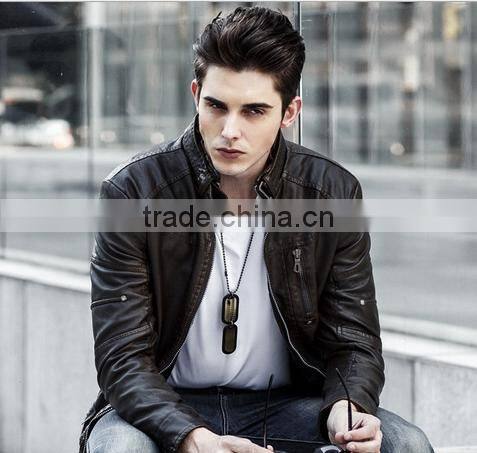 Men Fashion Good Look Genuine Leather Jackets Motorcycle Coats Jackets Washed Leather Coat