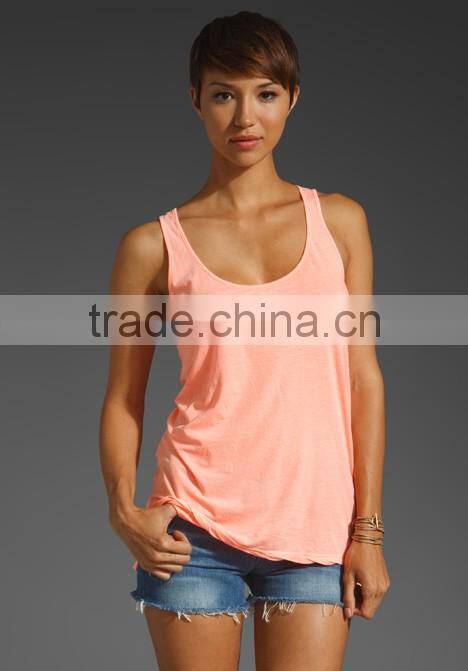one size fit all sheer jersey tank top