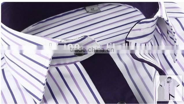 Men's new model t shirts vertical stripes fabric fancy t shirt for men