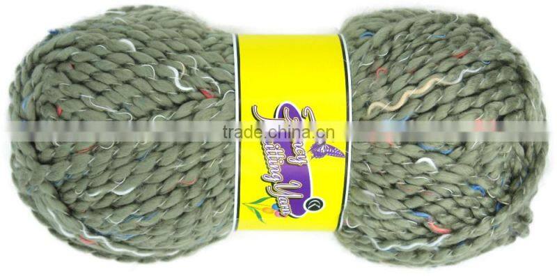 Charmkey new fashion acrylic yarn fancy knitting yarn soft scarf yarn