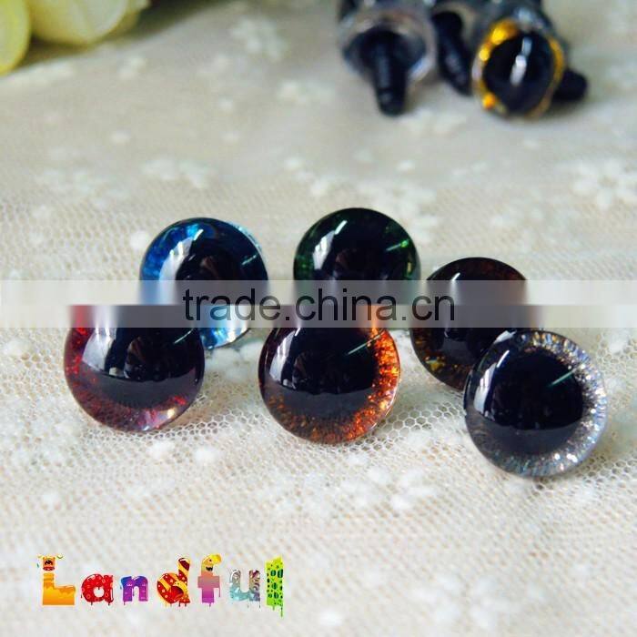 16mm Plush Bear Eyes Stuffed Wild Toys Plastic Sparkle Animal Eyes