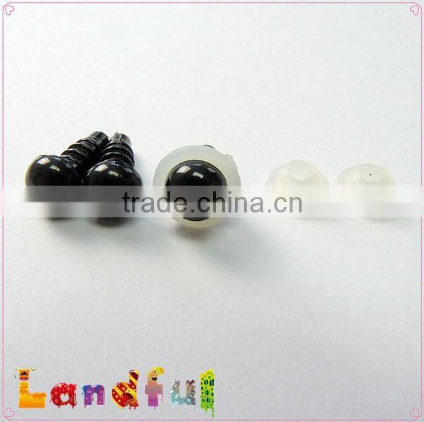 6mm Black Stuffed Animal Eyes Plush Eyes for Vintage Craft Dolls Bear