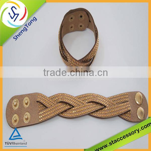 high quality couple bracelets/bracelets wholesale/leather bracelets for men