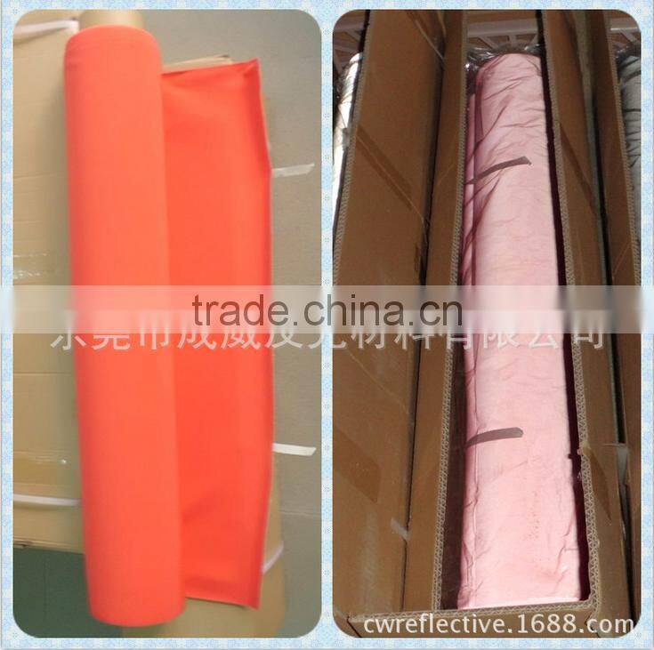 hi vis Fluorescent cloth / glow in the dark light luminous fabric for clothes
