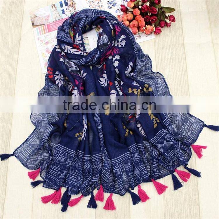 fashion custom lady scarf low MOQ 100pcs