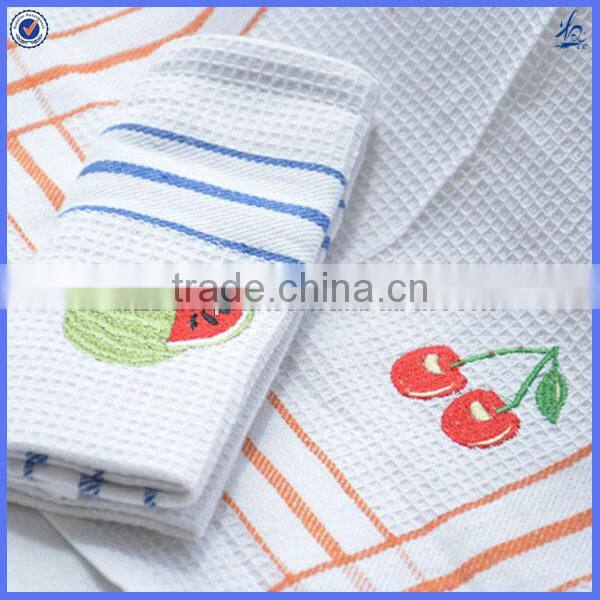 cheap wholesale cotton tea towel fabric/100% indian cotton tea towel