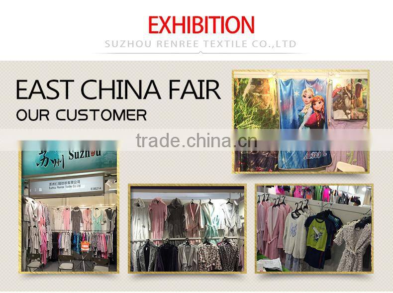 Chinese manufacturer fashionable new design sleep wear bathrobe
