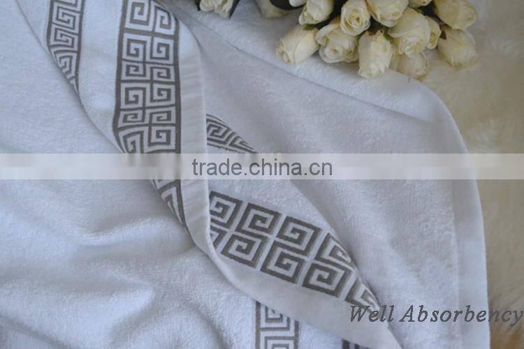 Hotel bath set living towels luxury thin hotel bath towels customized logo