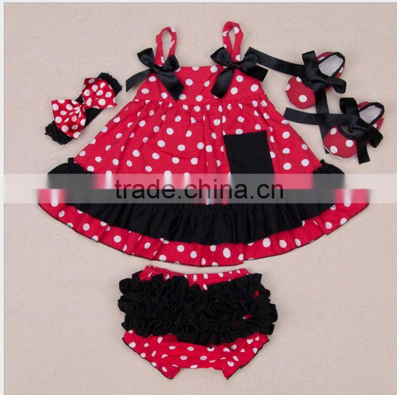 Baby Girl Infant 4pcs Clothing Sets Suit inf