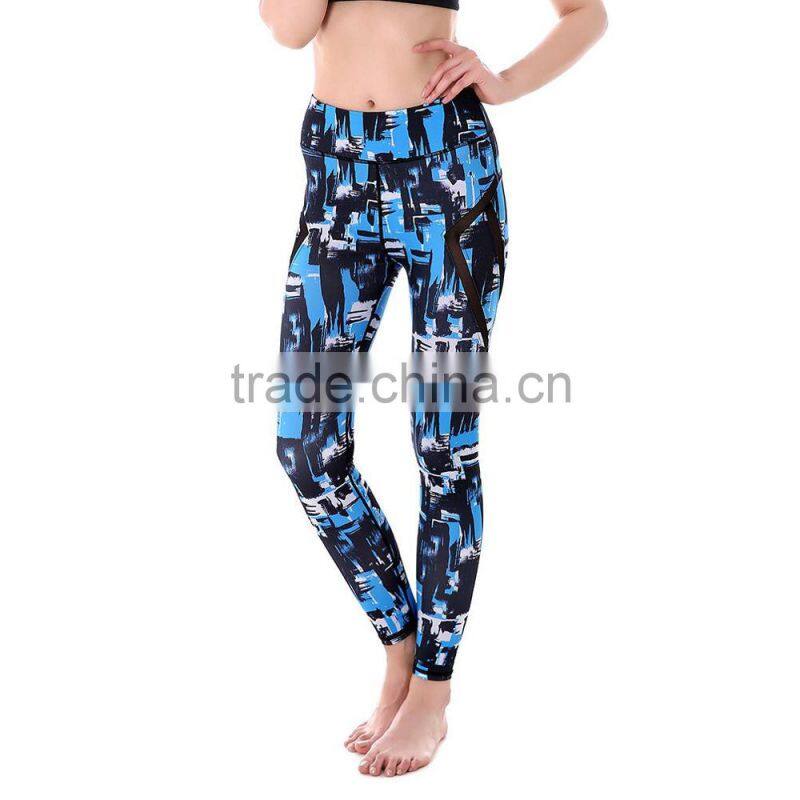 leopard net patched skeleton yoga jogging legging /morning xg high waist plus size flower athletic yoga pants capris trousers