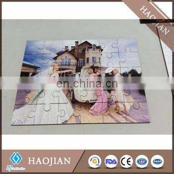 2017 blank 3d sublimation printable jigsaw magic puzzle toys for kids