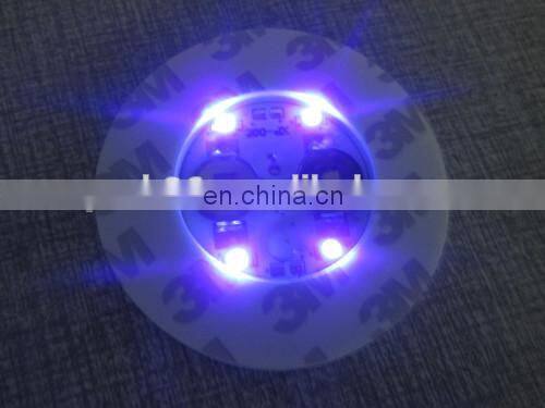 Novelty Gift Special Custom bottle sticker led UV Black Light Bar Drink Coasters