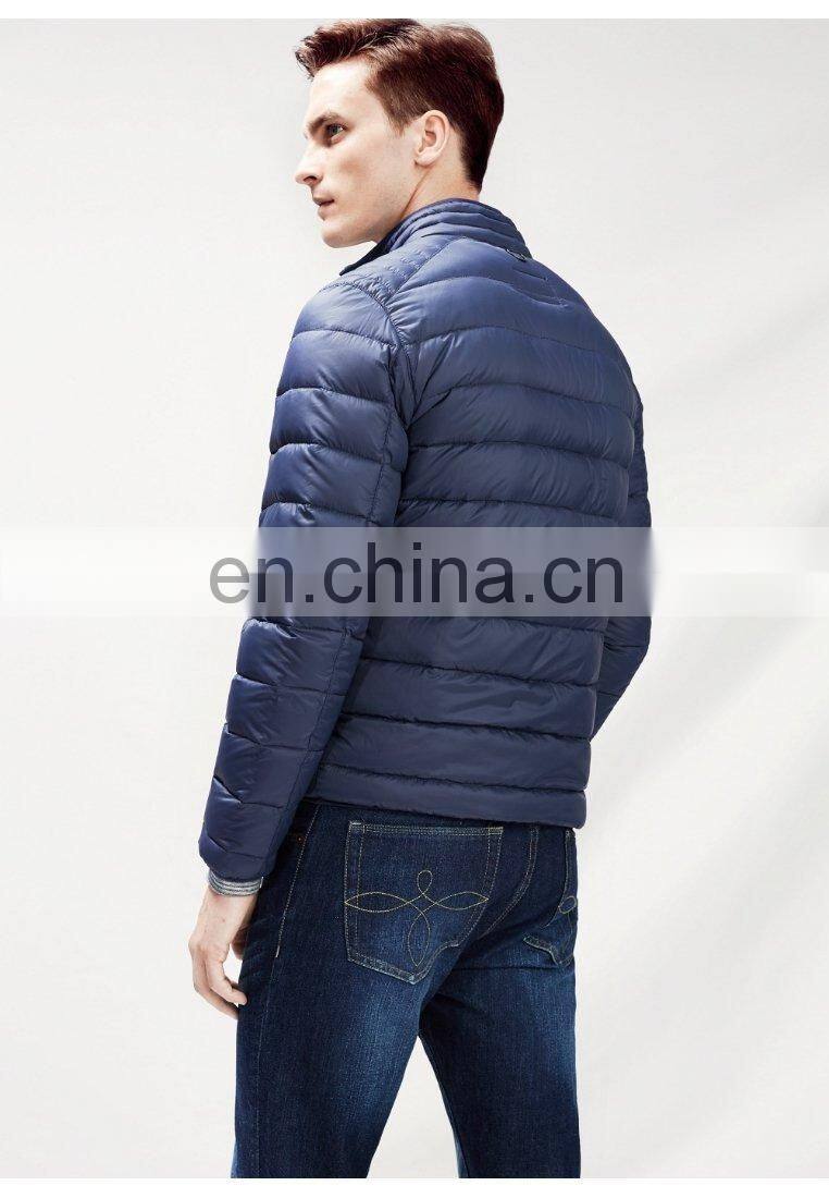 men western 100%polyester wadding coat