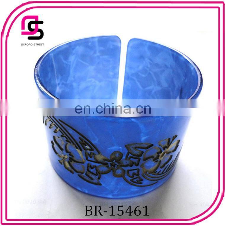 fashion summer tortoise bracelet with carved plastic tortoise jewelry