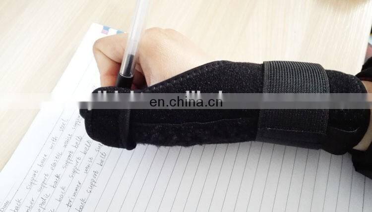 Breathable palm hand wrist thumb splint brace support with steel plate#HW0004