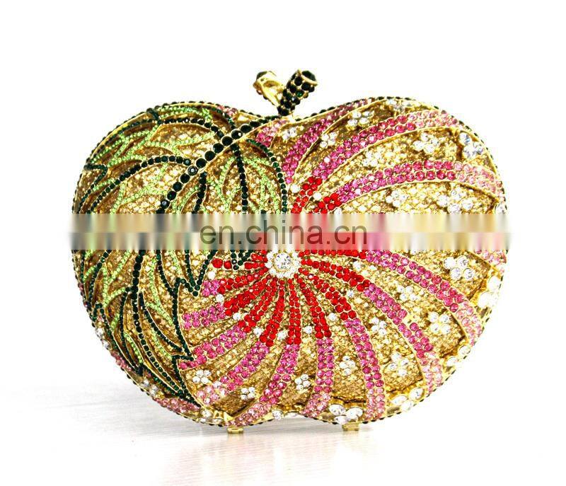 2015 fashion Crystal handbag Rhinestone clutch bag Evening clutch bag wedding bag handmade women bag