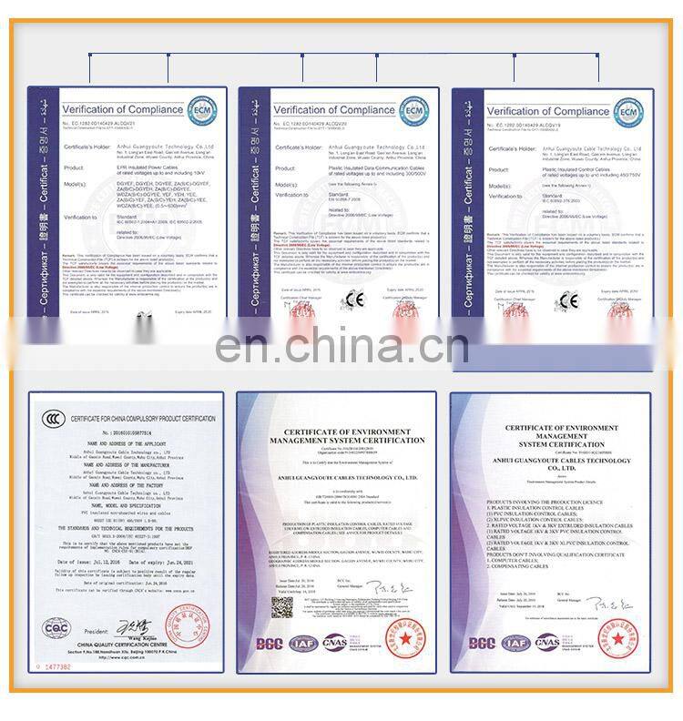 All-Purpose Style low smoke pvc jacket zero halogen control power cable