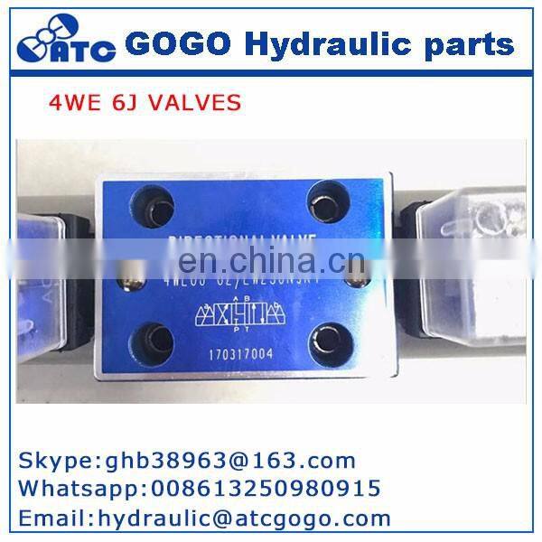 4WE 6J62 EW 230N 9K4 series 230v ac hydraulic directional control valve solenoid