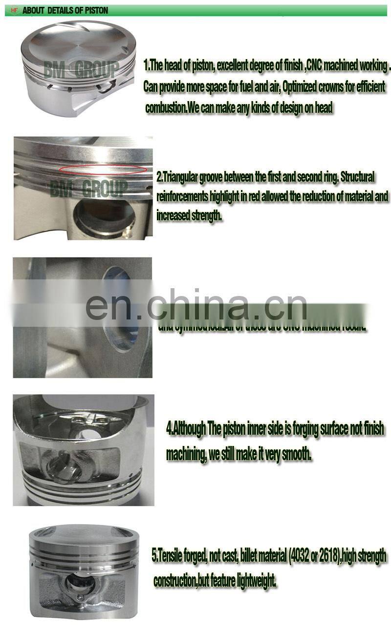 Motorcycle Pistons /Engine Piston Motorbike For Pakistan(CD70/CG200/JH70)