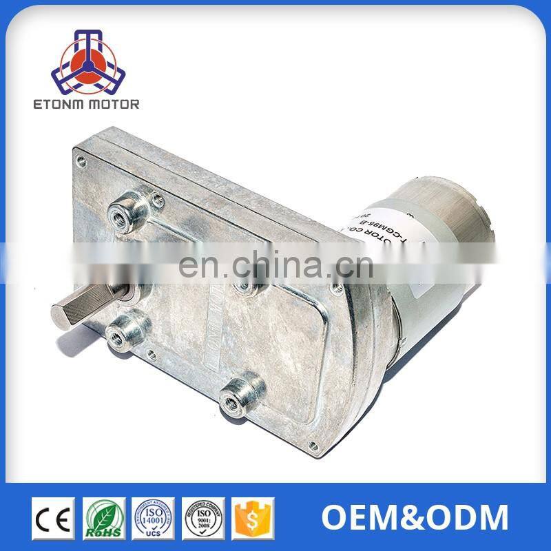 hot selling High torque flat type DC gear motor