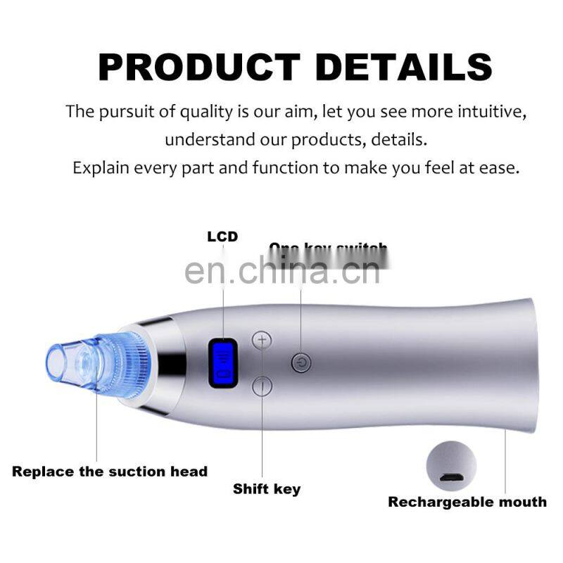 2018 China supplier vacuum pore nose blackhead sucker