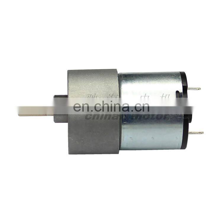 chihai motor CHR-GM37-3429 Carbon Brush large torque dc 12v metal gear reduction motor for climbing robot ,ATM devices