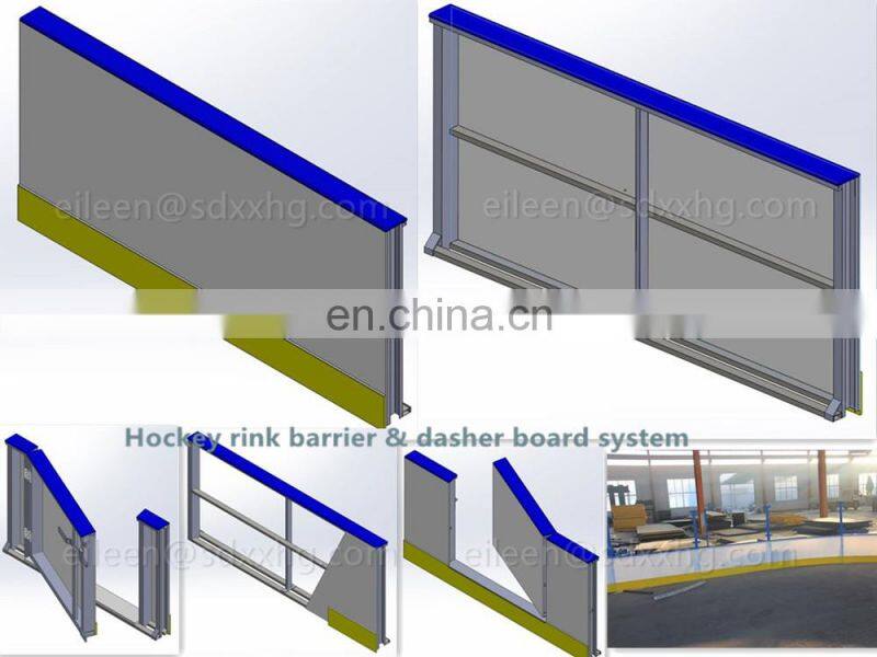 Ice rink Arena Barrier boards | Arena Rink systems | Dasher boards