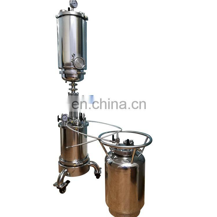 BHO Extracor 5LB Closed Loop Extractor With Recovery Tank Jacketed Splatter Platter