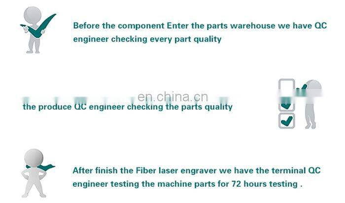 New product small enclosed 50w gold and silver fiber laser marking machine