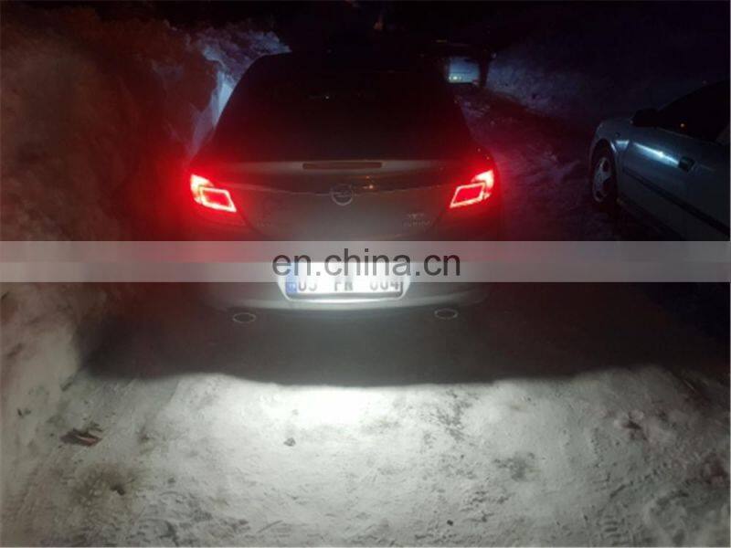 Carest 2Pcs/Pair 18 LED Car License Plate Lights Number Plate Lamp For Opel/Vauxhall/Corsa/Zafira Error Free